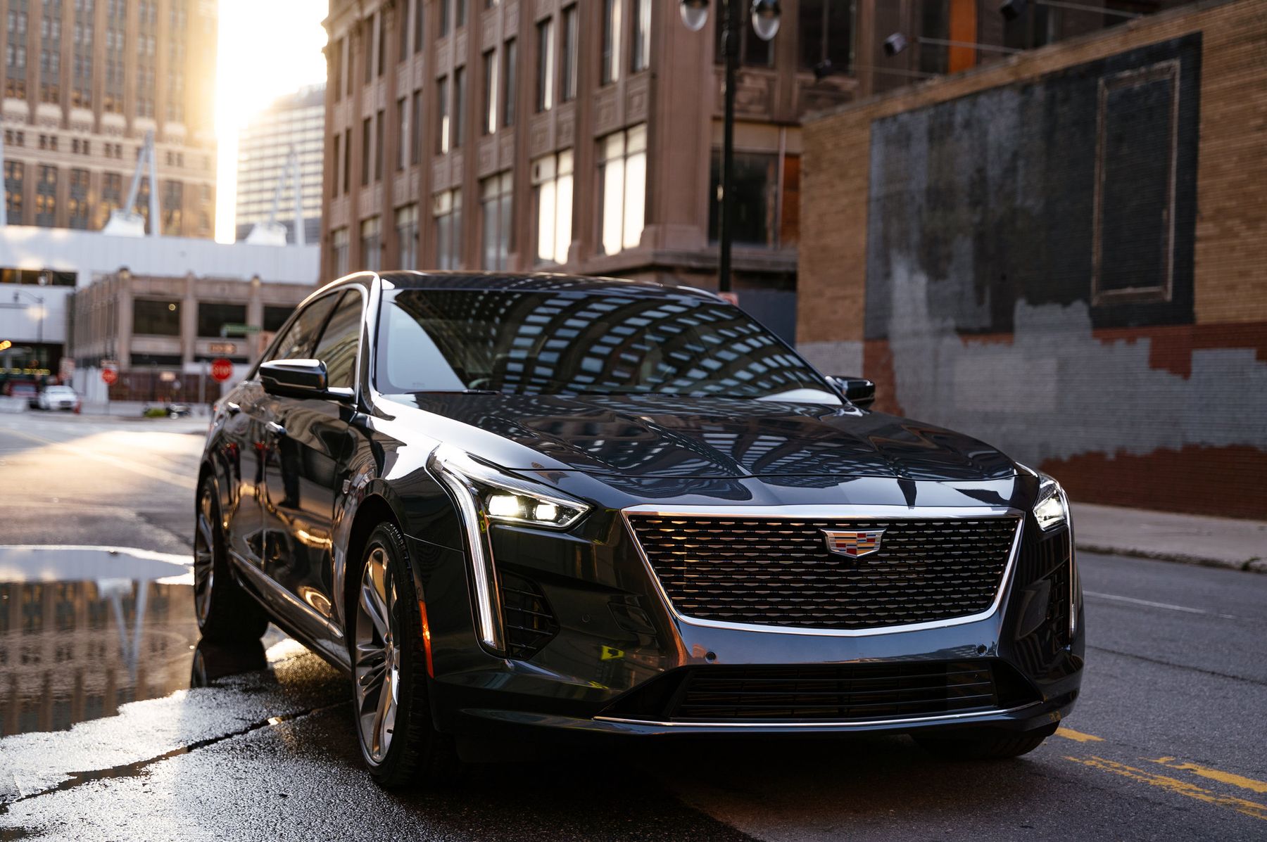 Luxury Black Sedan